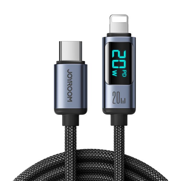 Joyroom Prism Series A16 Lightning / USB-C PD 20W 1.2m cable - blackeng