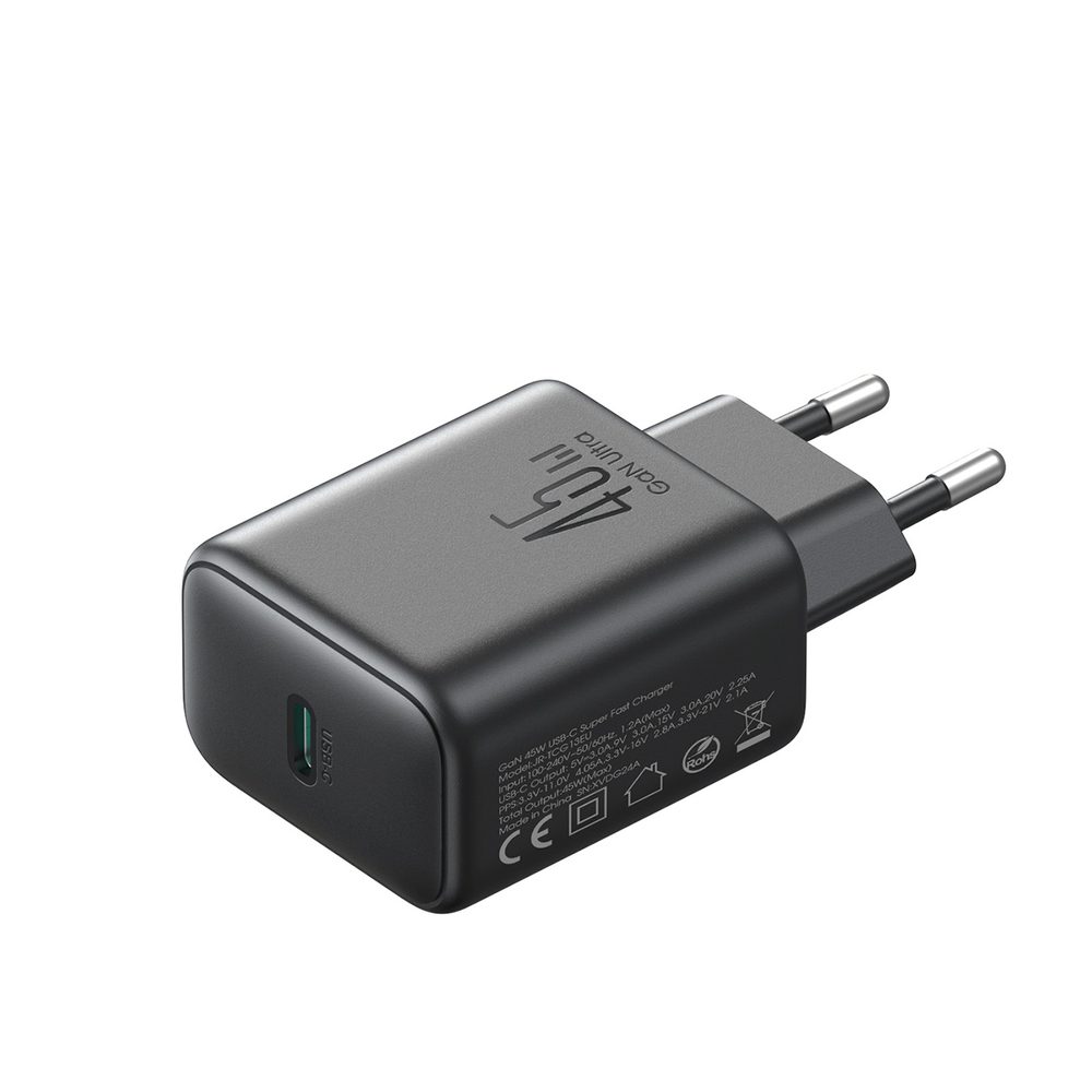 Joyroom JR-TCG13 45W GaN Wall Charger for Samsung Ultra - Blackeng