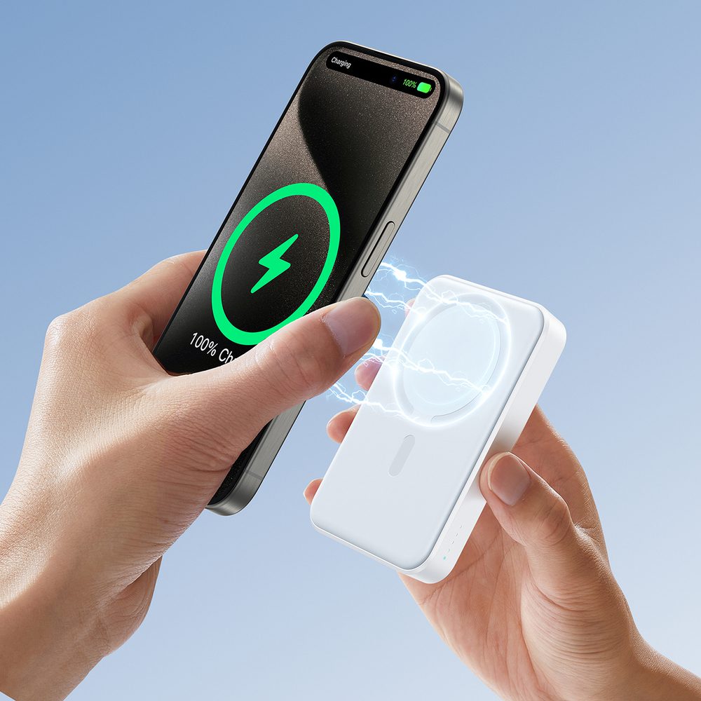 Powerbank Joyroom JR-W020 20W 10000mAh MagSafe + USB-C - USB-C cable 0.25m - whiteeng