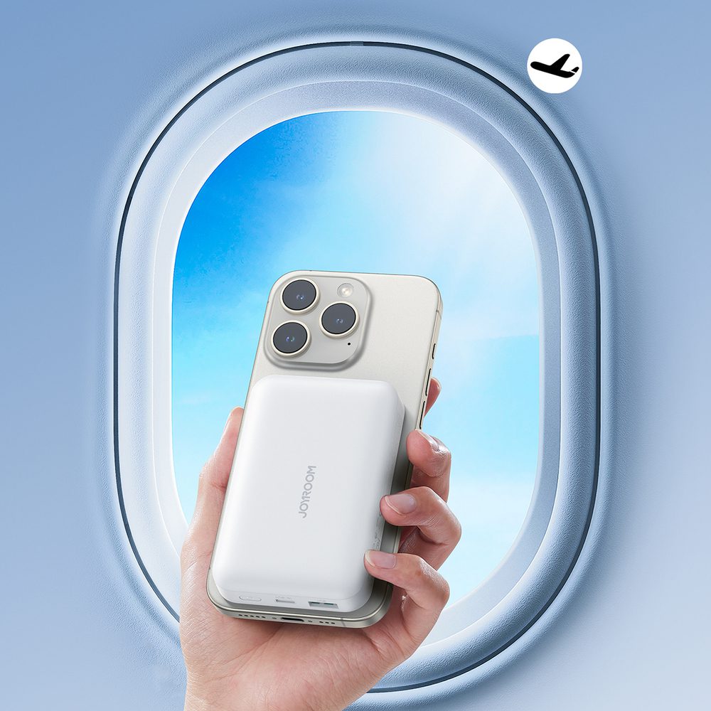 Powerbank Joyroom JR-W020 20W 10000mAh MagSafe + USB-C - USB-C cable 0.25m - whiteeng