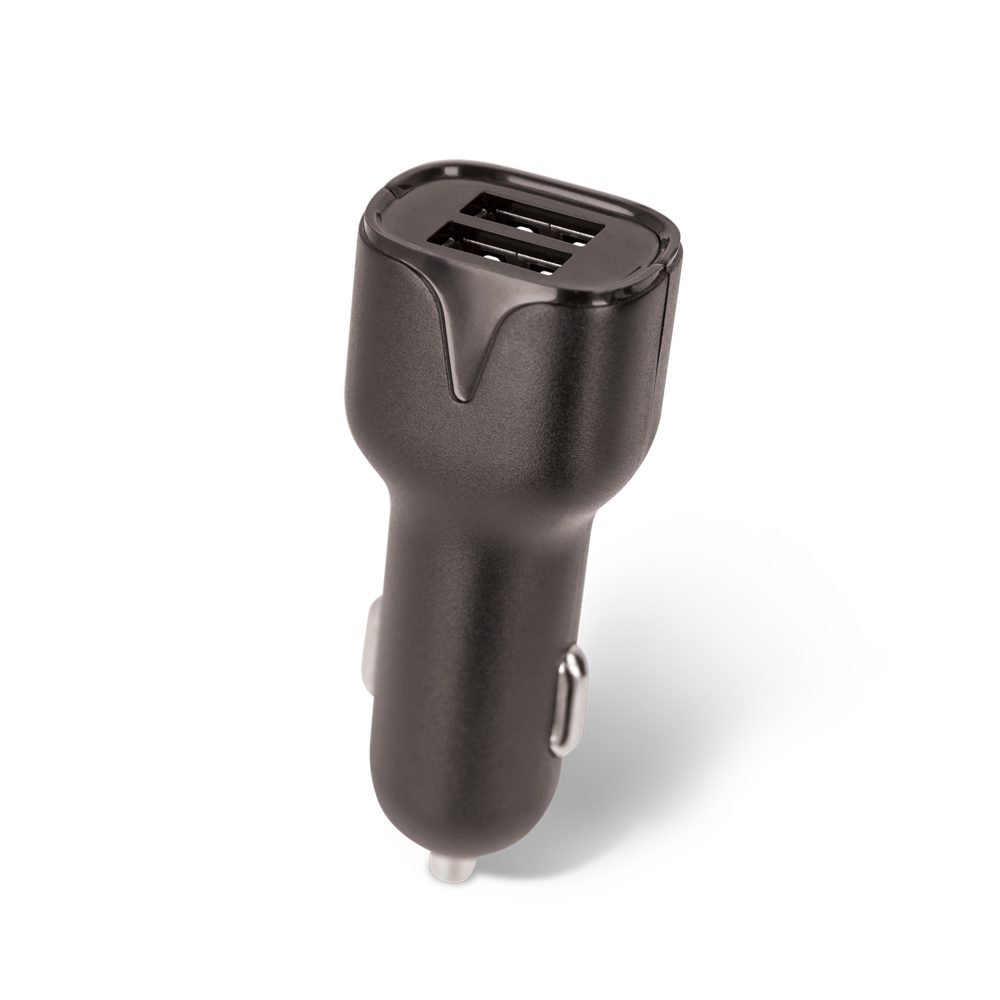 201867_oryg Maxlife MXCC-01 car charger 2x USB 2.4A black + USB-C cable