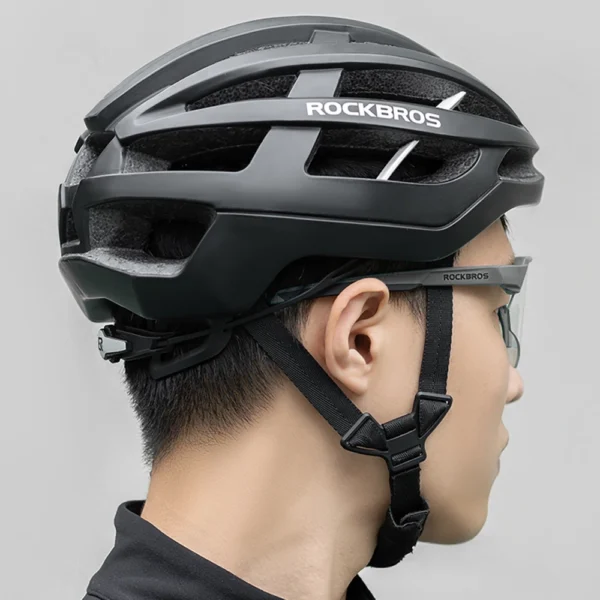 203146_3 Rockbros Polarized Cycling Glasses with UV Protection and Corrective Insert - Grayeng