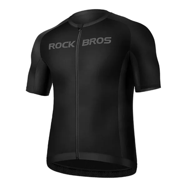 Rockbros 15120002005 Cycling Jersey with Short Sleeves XXL - Blackeng