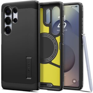 Spigen Tough Armor MagSafe Case for Samsung Galaxy S25 Ultra - Blackeng