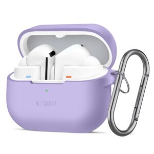 Tech-Protect Silicone Hook Case for Samsung Galaxy Buds 3 / 3 FE / 3 Pro - Purpleeng