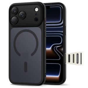 Tech-Protect Magpeak Magsafe CC Case for iPhone 17 Pro Max - Matte Blackeng
