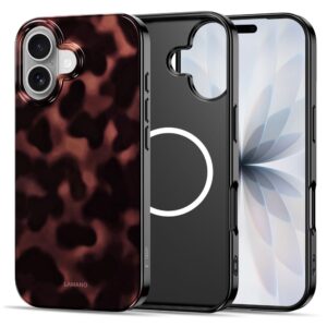 Tech-Protect Lamano MagSafe case for iPhone 17 - black and redeng