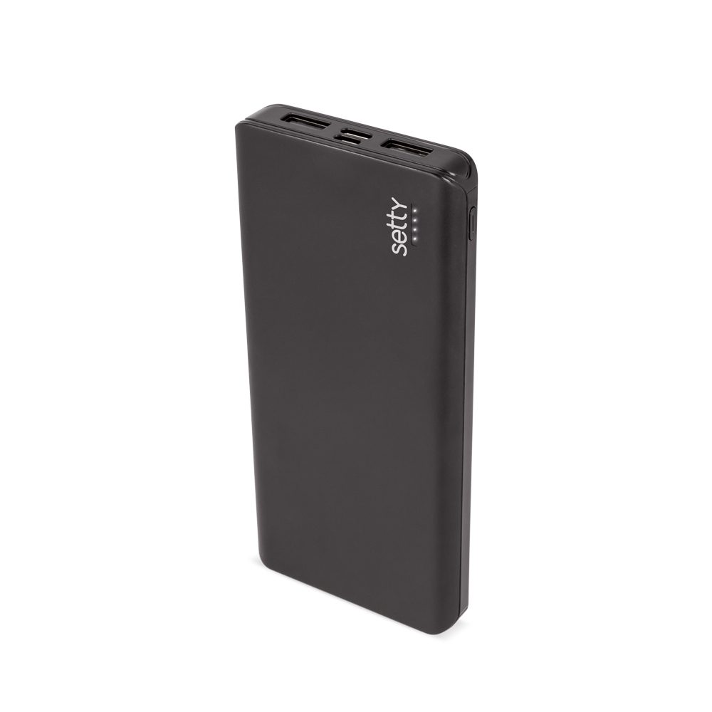 Setty power bank 10000 mAh in-out black