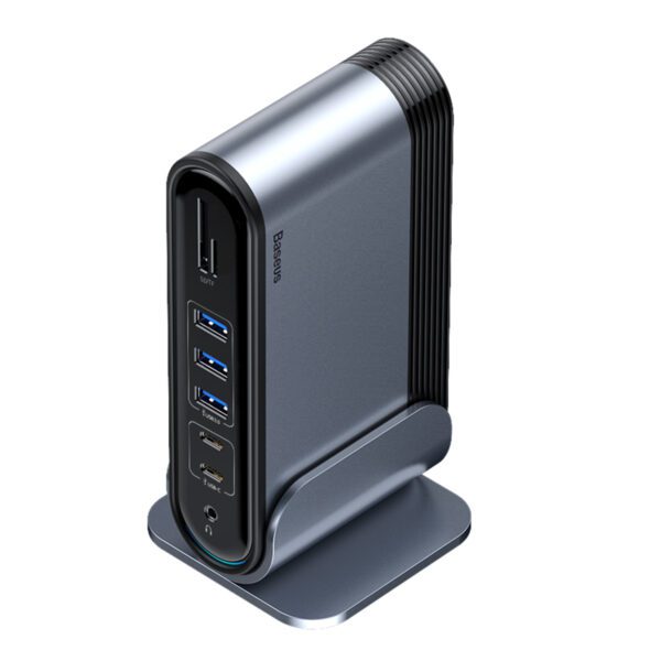 208944_oryg Baseus HUB Working Station Three-Screen USB-C 17in1 plus power supply gray