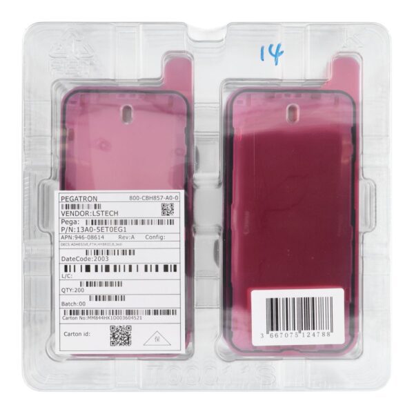 ServicePack Adhesive Foil Display for Iphone 14 (box of 200)