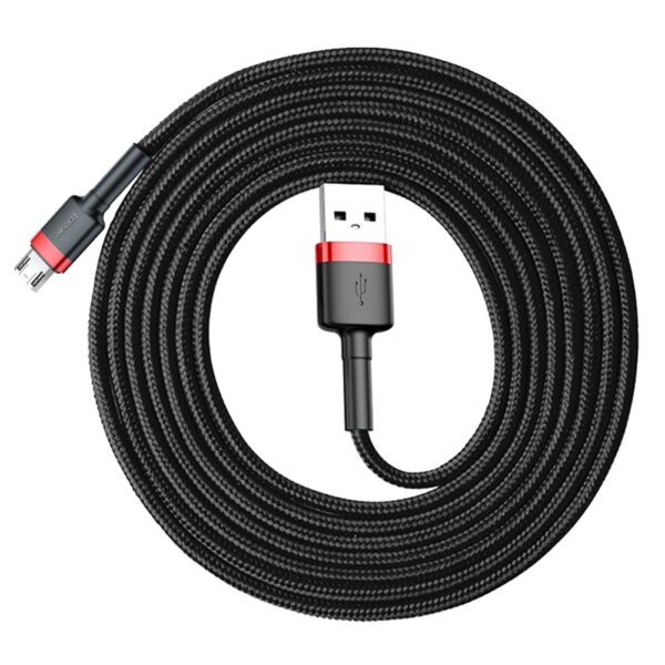 Baseus cable Cafule USB - microUSB 2,0 m 1,5A black-red