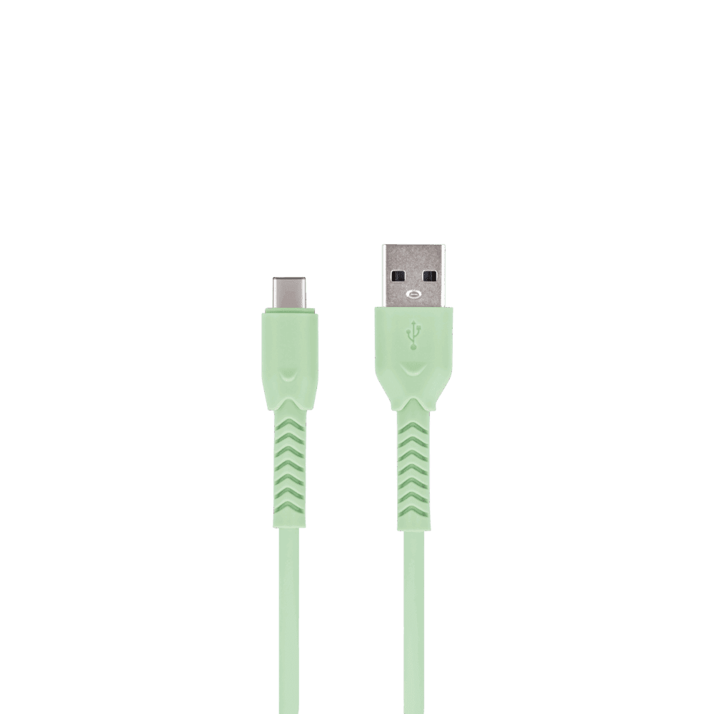 216112_oryg Maxlife MXUC-04 cable USB - USB-C 1,0 m 3A green