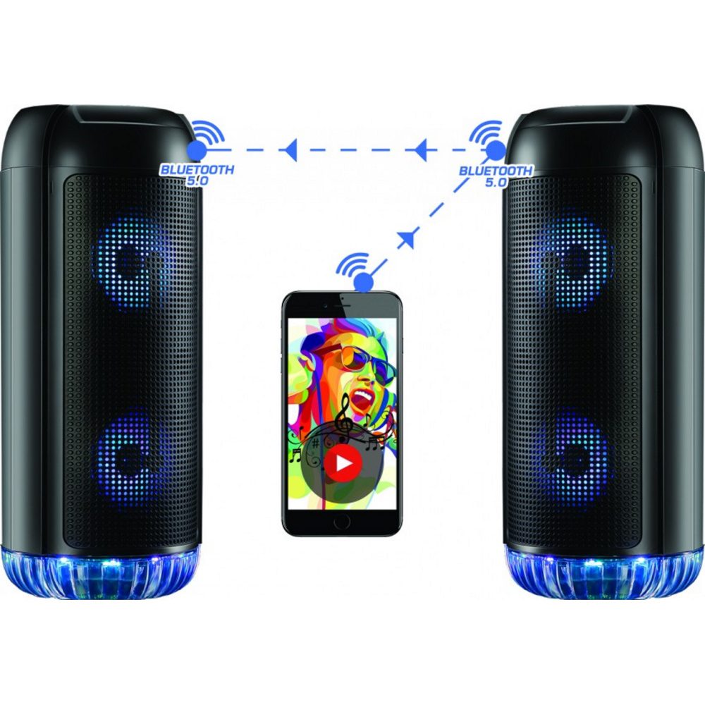 Rebeltec Bluetooth speaker Partybox 400 black