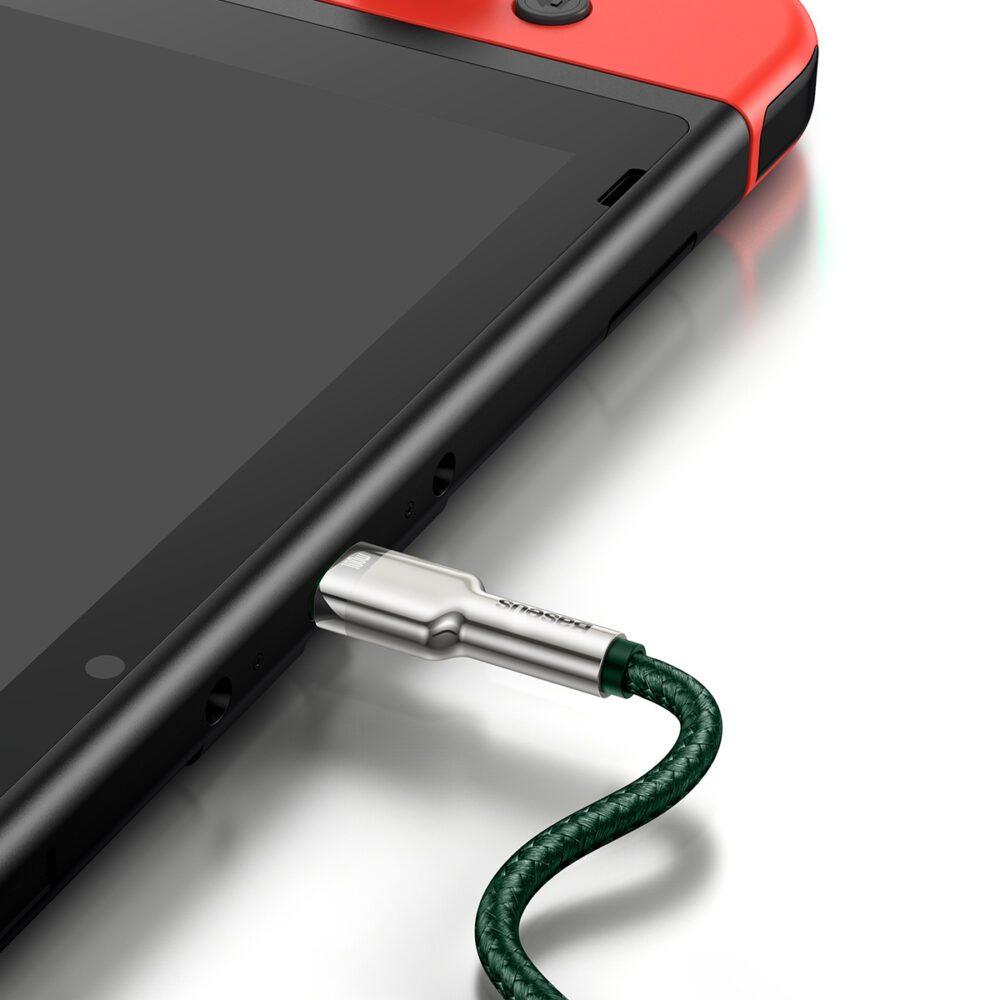 Baseus cable Cafule Metal PD USB-C - USB-C 2,0 m green 100W