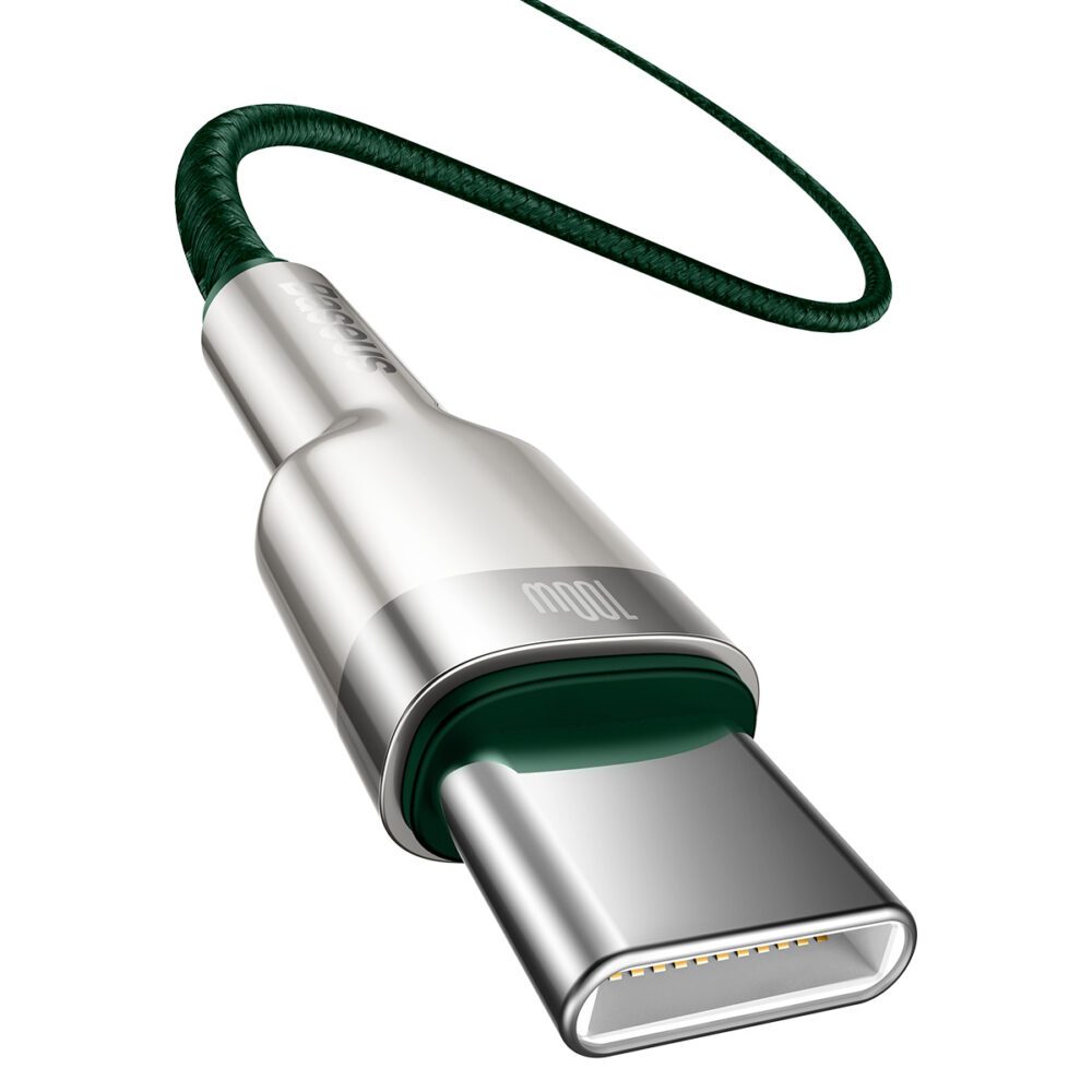 Baseus cable Cafule Metal PD USB-C - USB-C 2,0 m green 100W