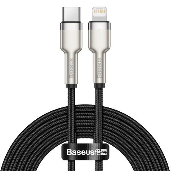 218217_oryg Baseus cable Cafule Metal PD USB-C - Lightning 2,0 m black 20W