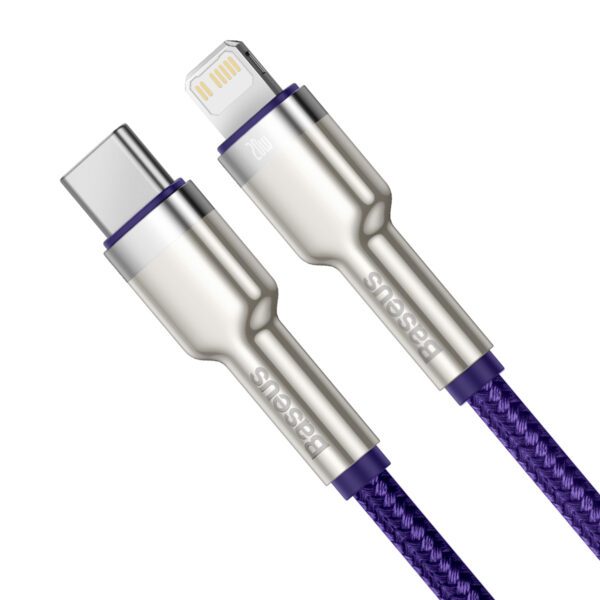 Baseus cable Cafule Metal PD USB-C - Lightning 2,0 m purple 20W