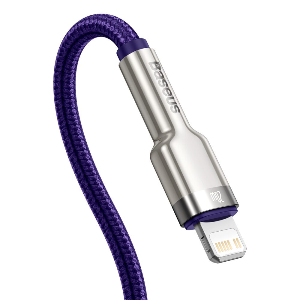 Baseus cable Cafule Metal PD USB-C - Lightning 2,0 m purple 20W
