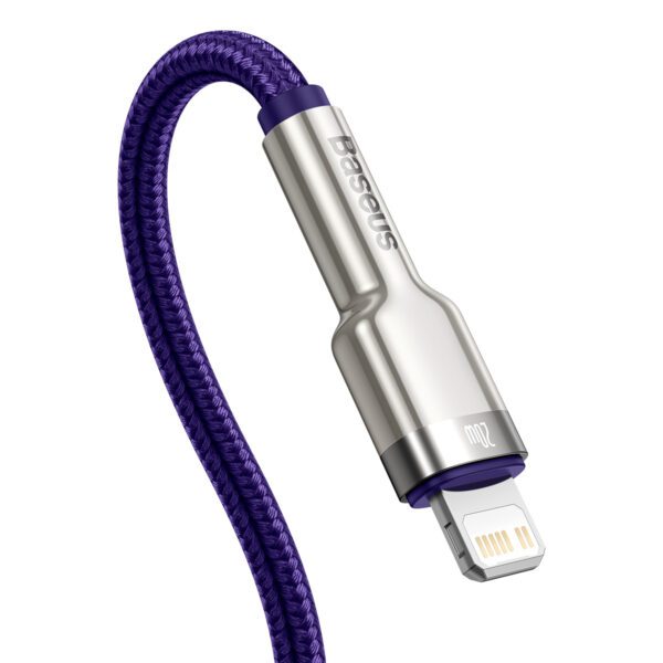 Baseus cable Cafule Metal PD USB-C - Lightning 2,0 m purple 20W