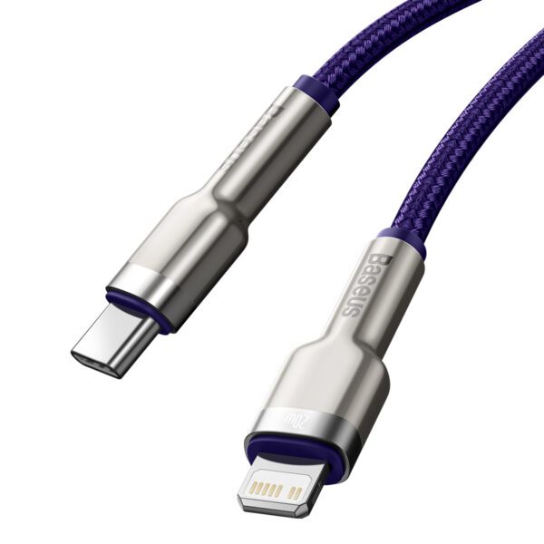 Baseus cable Cafule Metal PD USB-C - Lightning 2,0 m purple 20W