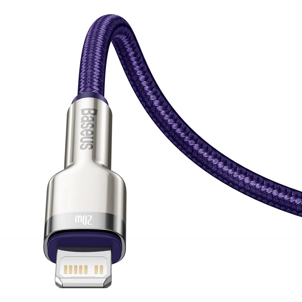 Baseus cable Cafule Metal PD USB-C - Lightning 2,0 m purple 20W