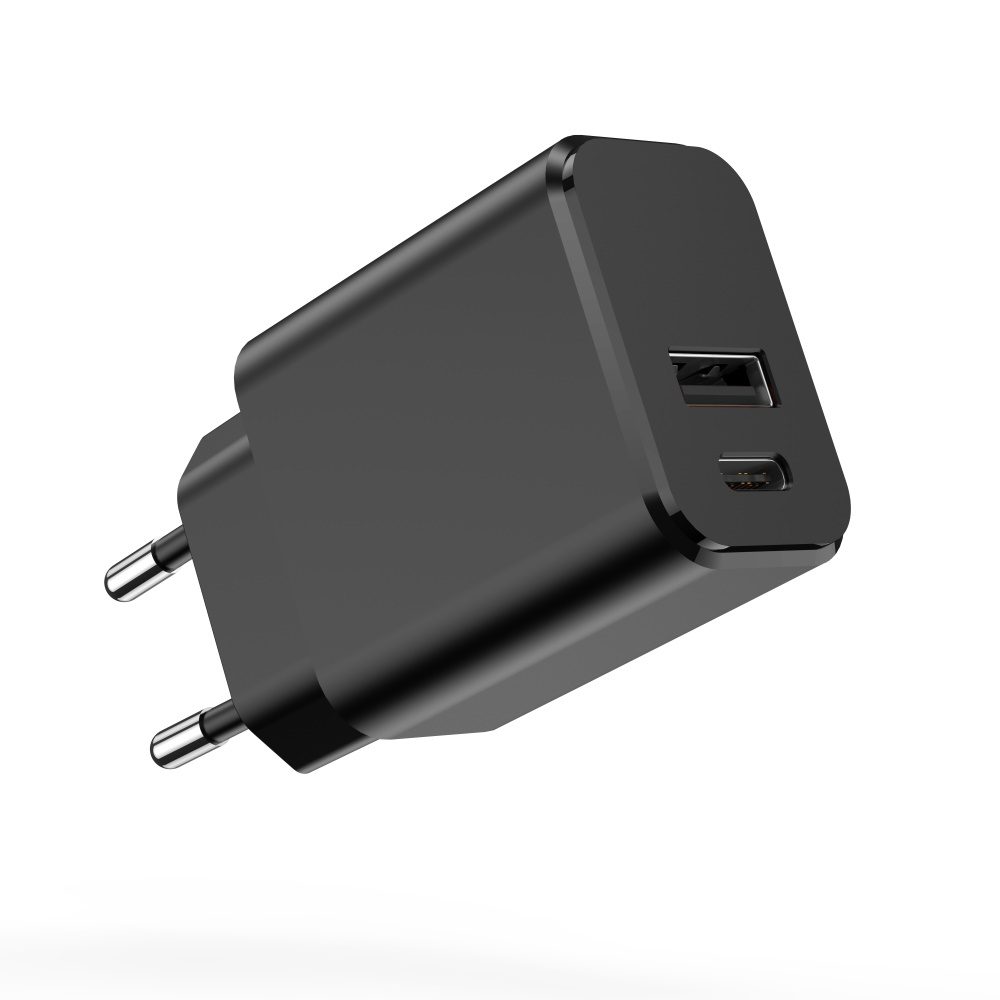 218315_oryg Setty charger 1x USB + USB-C 3A 20W black