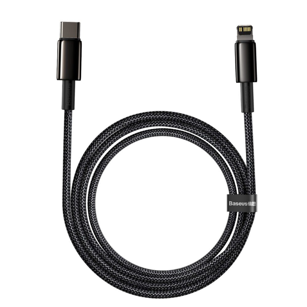 Baseus cable Tungsten PD USB-C - Lightning 2,0 m black 20W