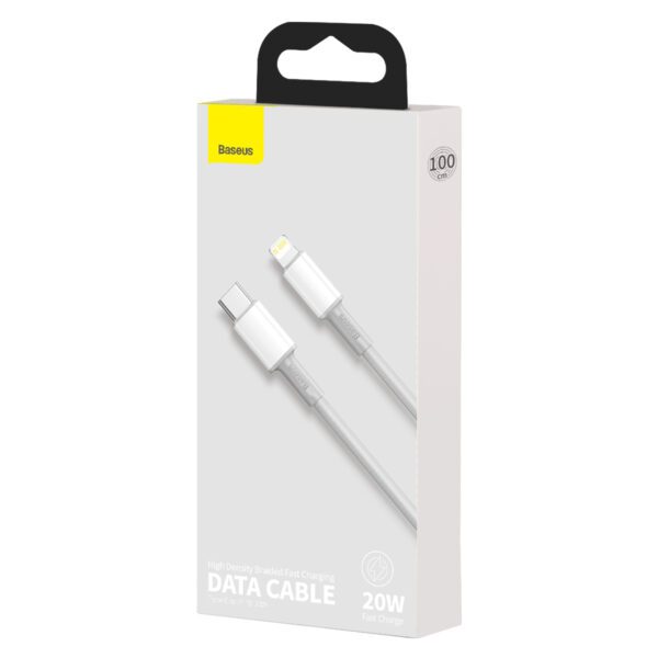 218581_oryg Baseus cable High Density PD USB-C - Lightning 1,0 m white 20W