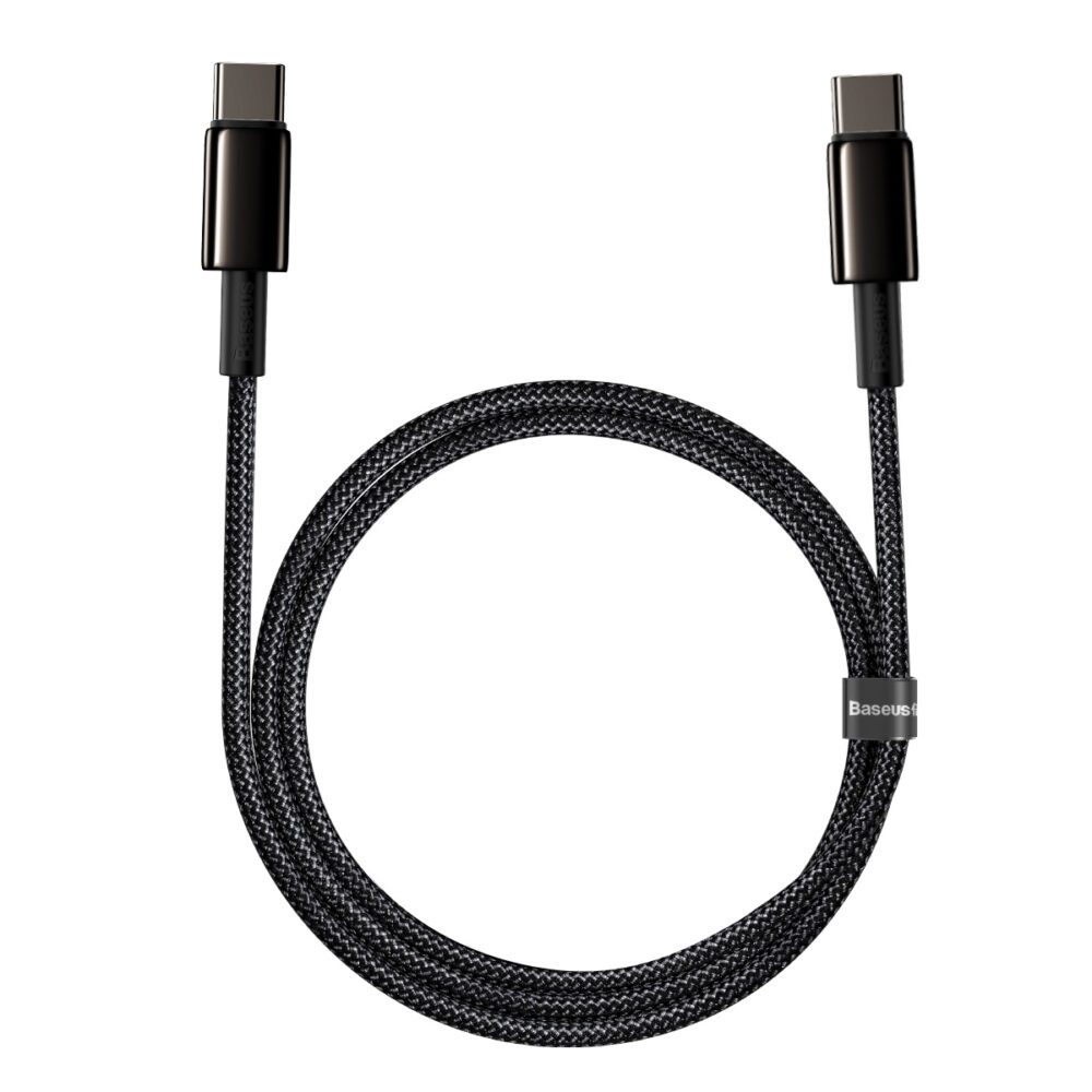218598_oryg Baseus cable Tungsten PD USB-C - USB-C 1,0 m black 100W