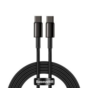 Baseus cable Tungsten PD USB-C - USB-C 2,0 m black 100W