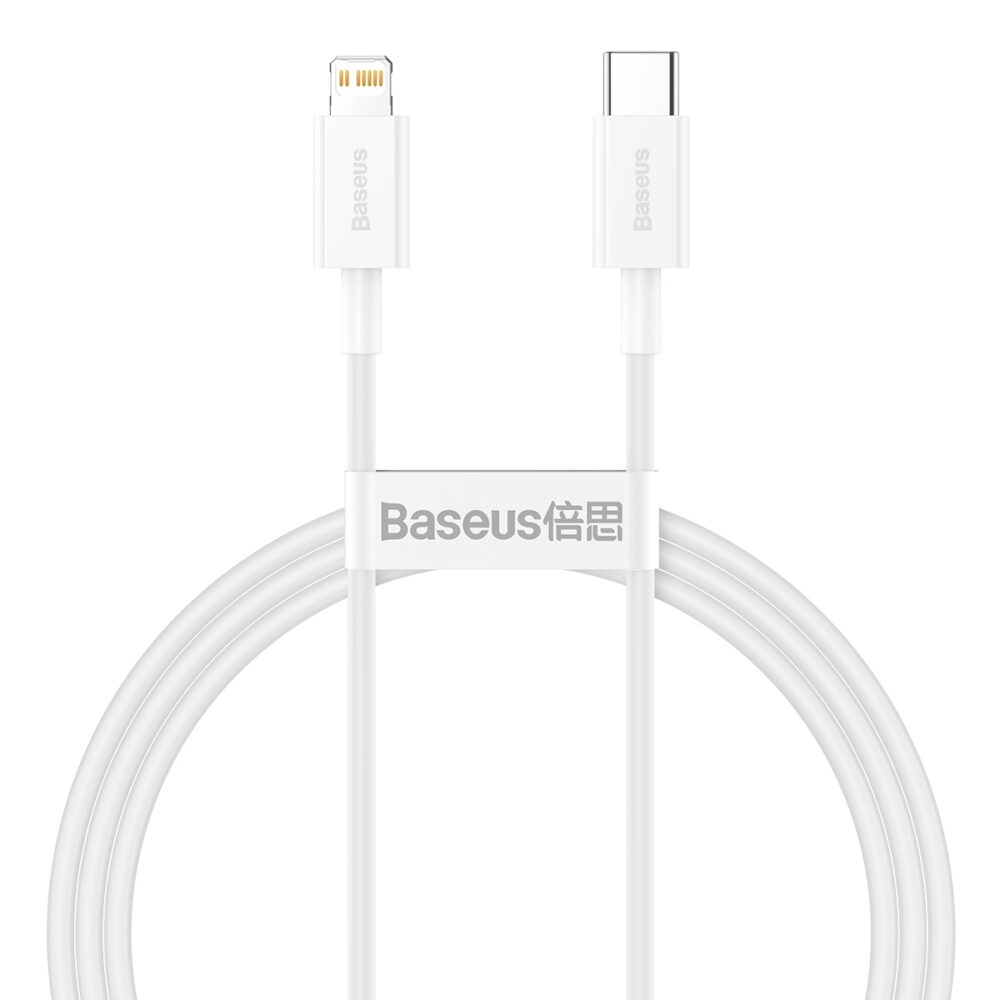 218621_oryg Baseus cable Superior PD USB-C - Lightning 1,0 m white 20W