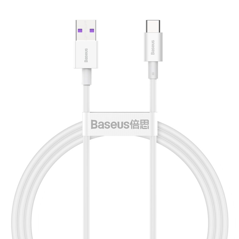 218663_oryg Baseus cable Superior USB - USB-C 1,0 m white 66W