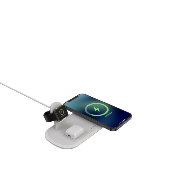 Devia wireless charger 3in1 Smart 15W white