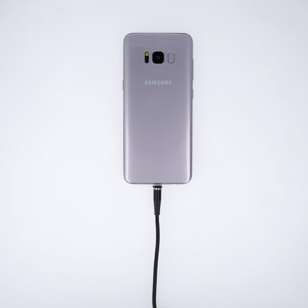 223600_oryg Maxlife MXUC-03 magnetic cable USB - Lightning + USB-C + microUSB 1,0 m 3A black nylon