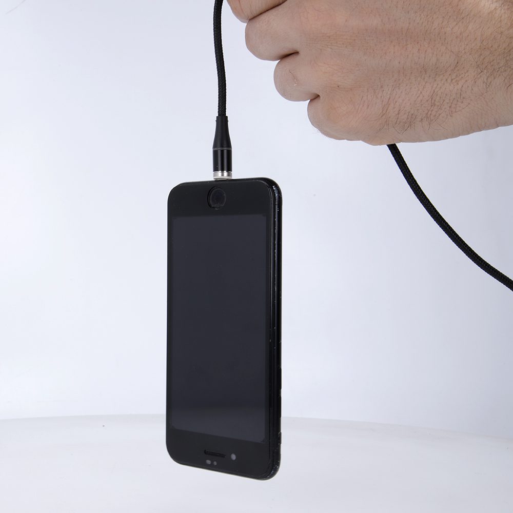 223601_oryg Maxlife MXUC-03 magnetic cable USB - Lightning + USB-C + microUSB 1,0 m 3A black nylon
