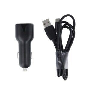 Maxlife MXCC-01 car charger 1x USB 2.1A black + USB-C cable