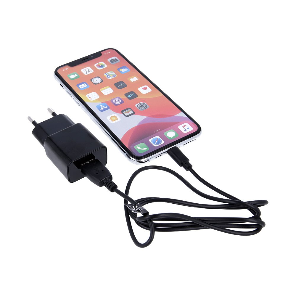 226157_oryg Maxlife MXTC-01 charger 1x USB 1A black + microUSB cable