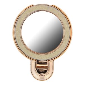 Phone stand CIRCLE MIRROR - stick-on - gold