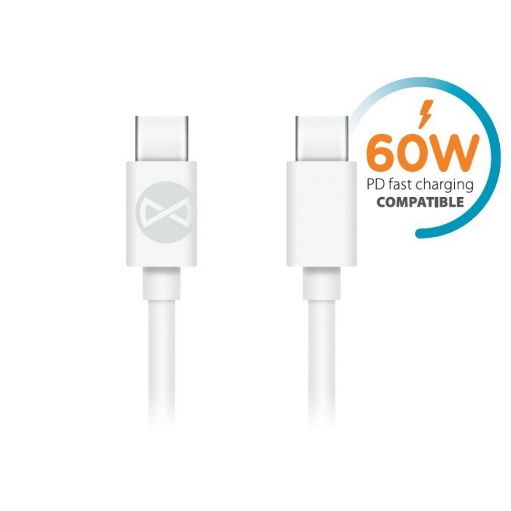 228456_oryg Forever cable USB-C - USB-C 1,0 m 60W white