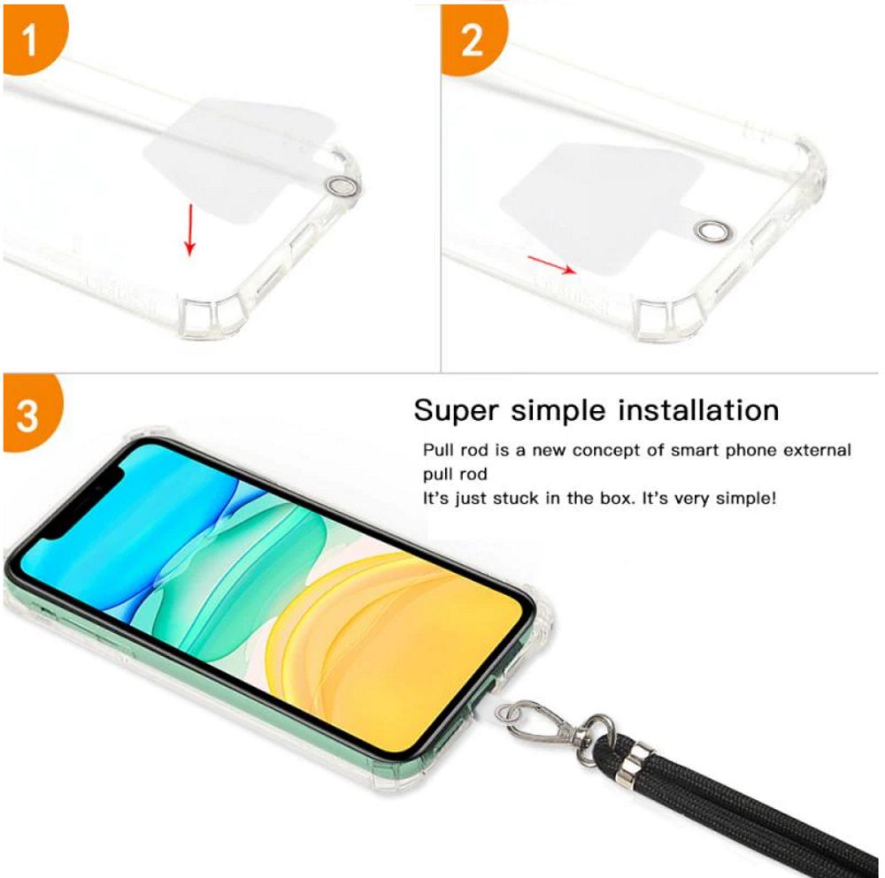 228748_oryg Universal neck strap for phones red