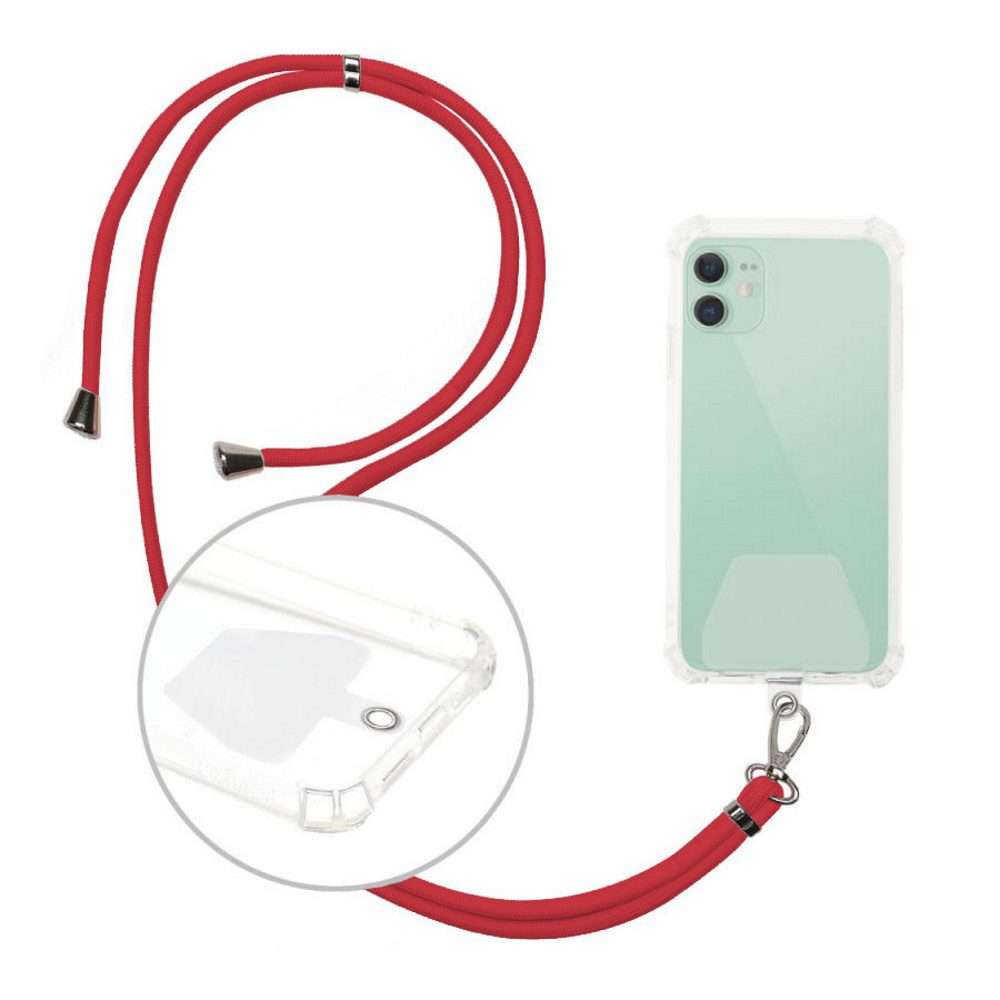 228763_oryg Universal neck strap for phones red