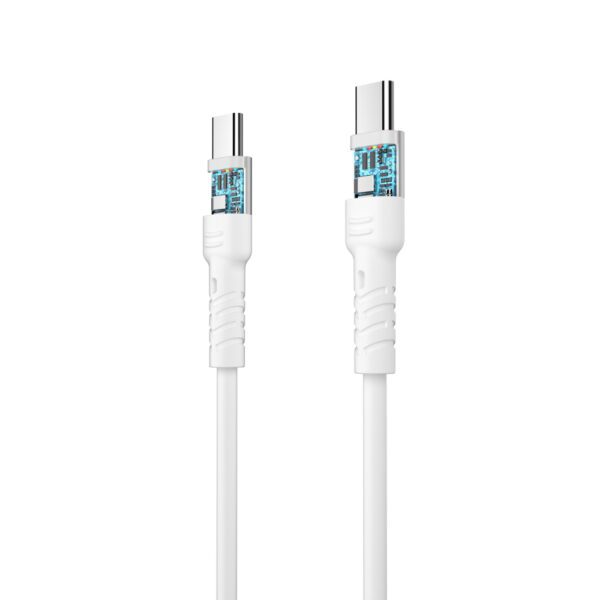 Forever Core High Power cable USB - USB-C 2,0 m white 100W for GaN