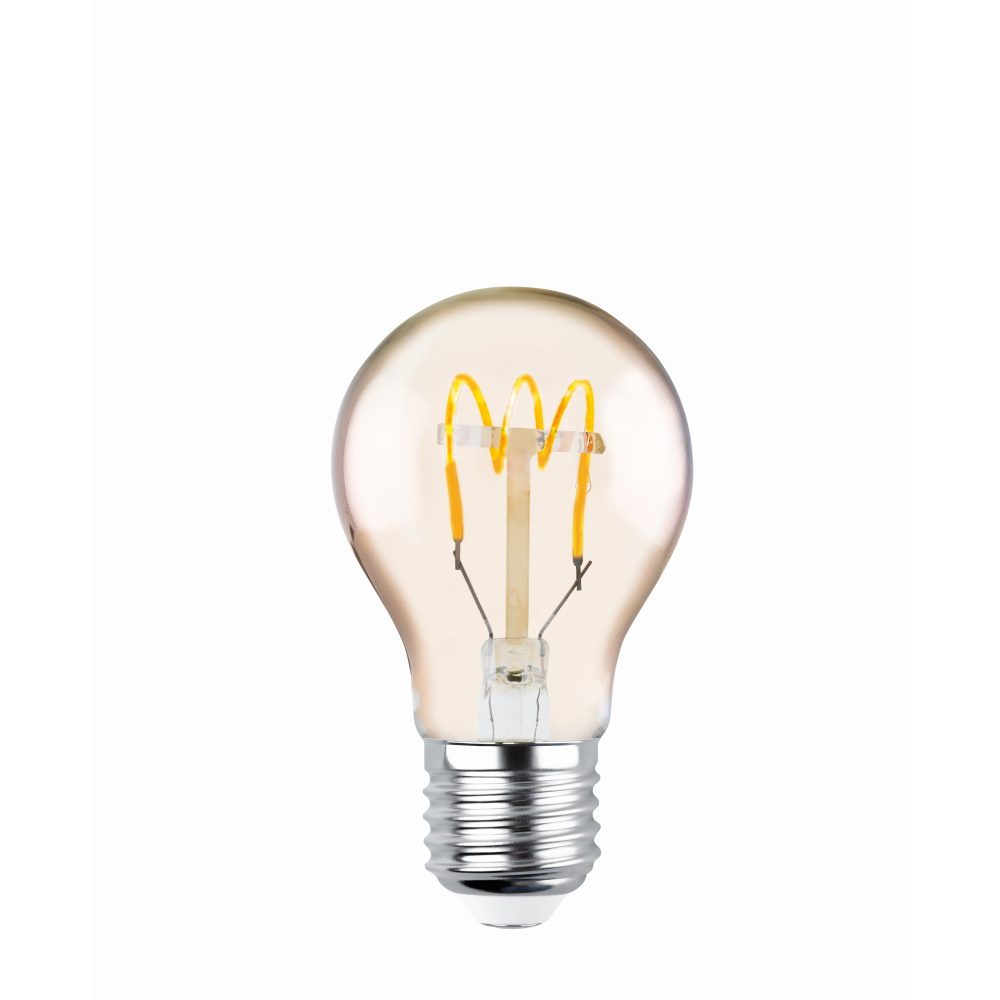 232030_oryg LED Bulb Filament E27 A60 4W 230V 2000K 250lm SF gold Forever Light