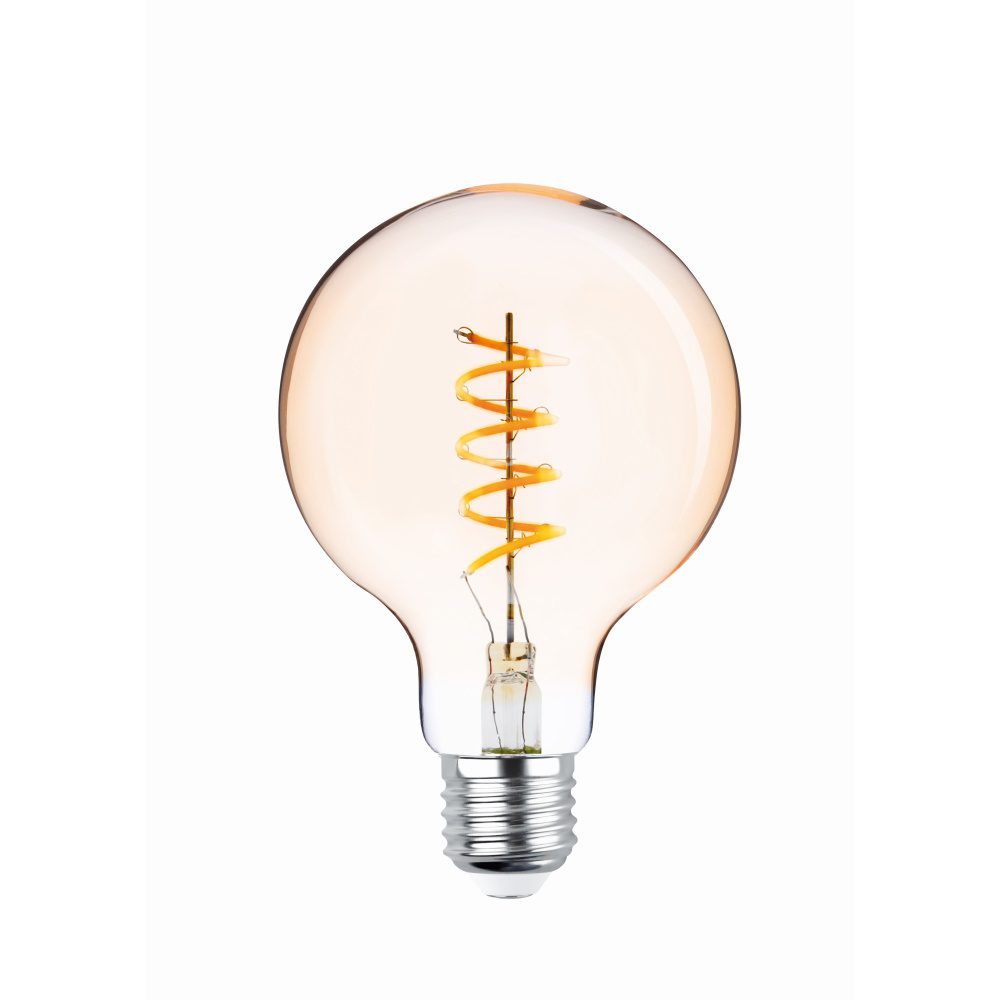 232040_oryg LED Bulb Filament E27 G95 4W 230V 2000K 250lm SF gold Forever Light