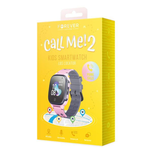 Forever Smartwatch Kids Call Me 2 KW-60 pink
