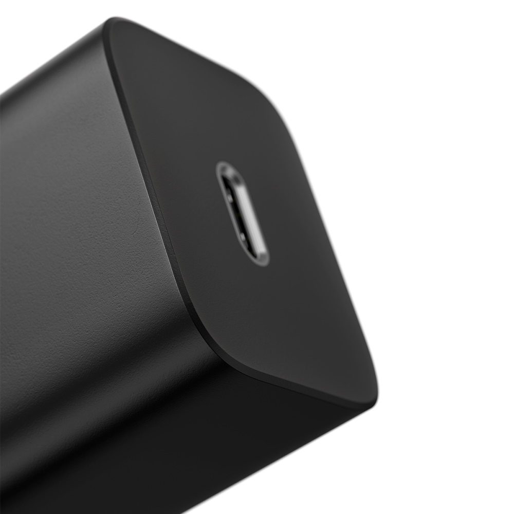 238830_oryg Baseus wall charger Super Si PD 20W 1x USB-C black + USB-C - Lightning cable
