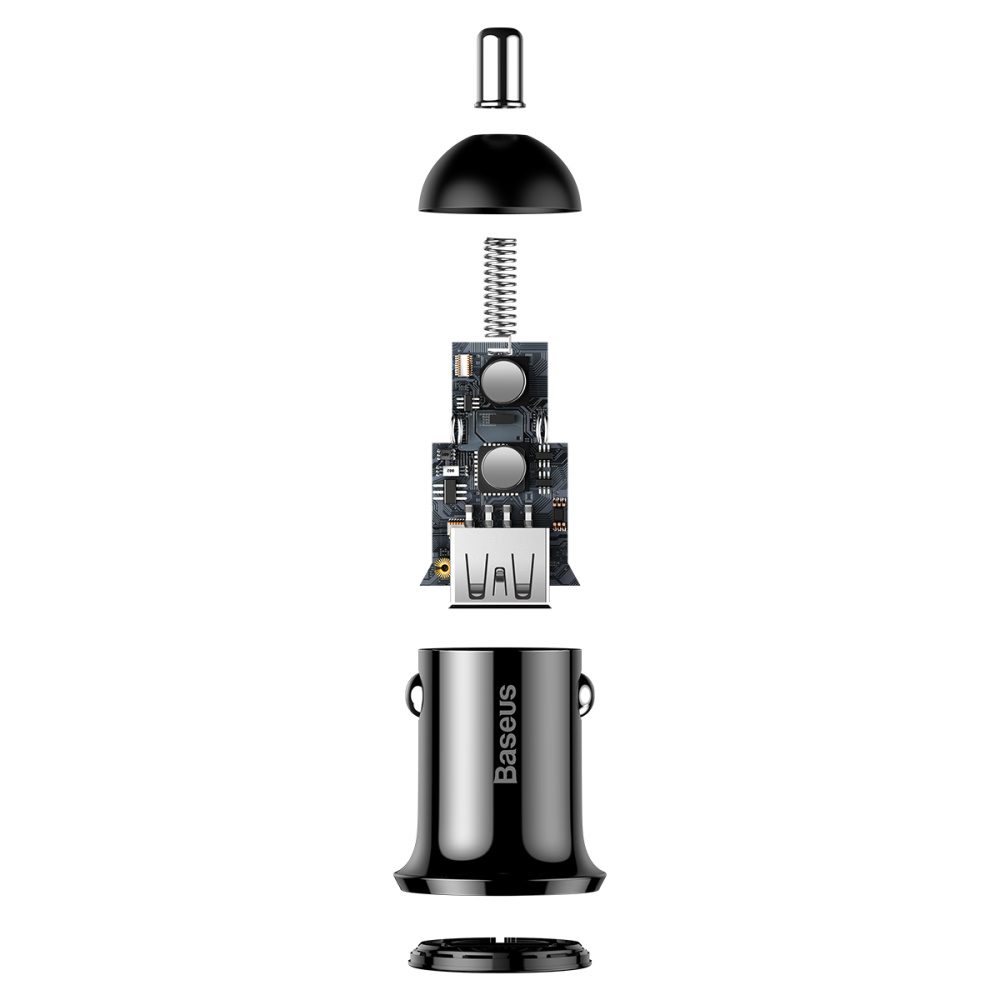 238843_oryg Baseus car charger Grain Pro 2x USB 4,8A black