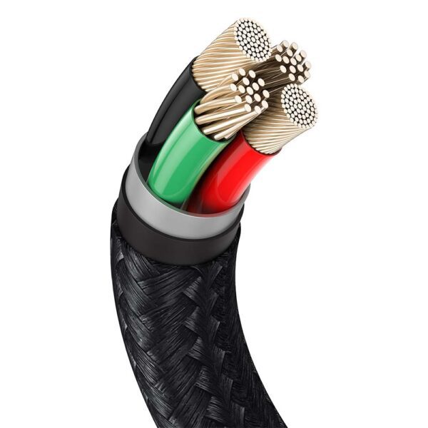 Baseus cable Cafule Metal USB - Lightning 1,0 m 2,4A black