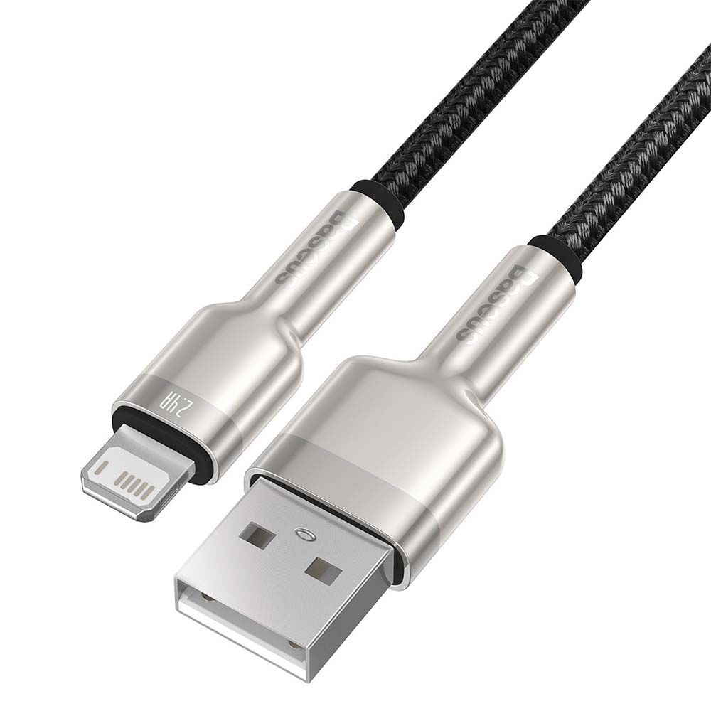 Baseus cable Cafule Metal USB - Lightning 1,0 m 2,4A black