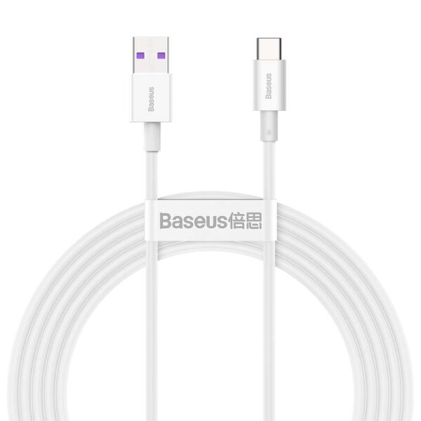 Baseus cable Superior USB - USB-C 2,0 m white 66W